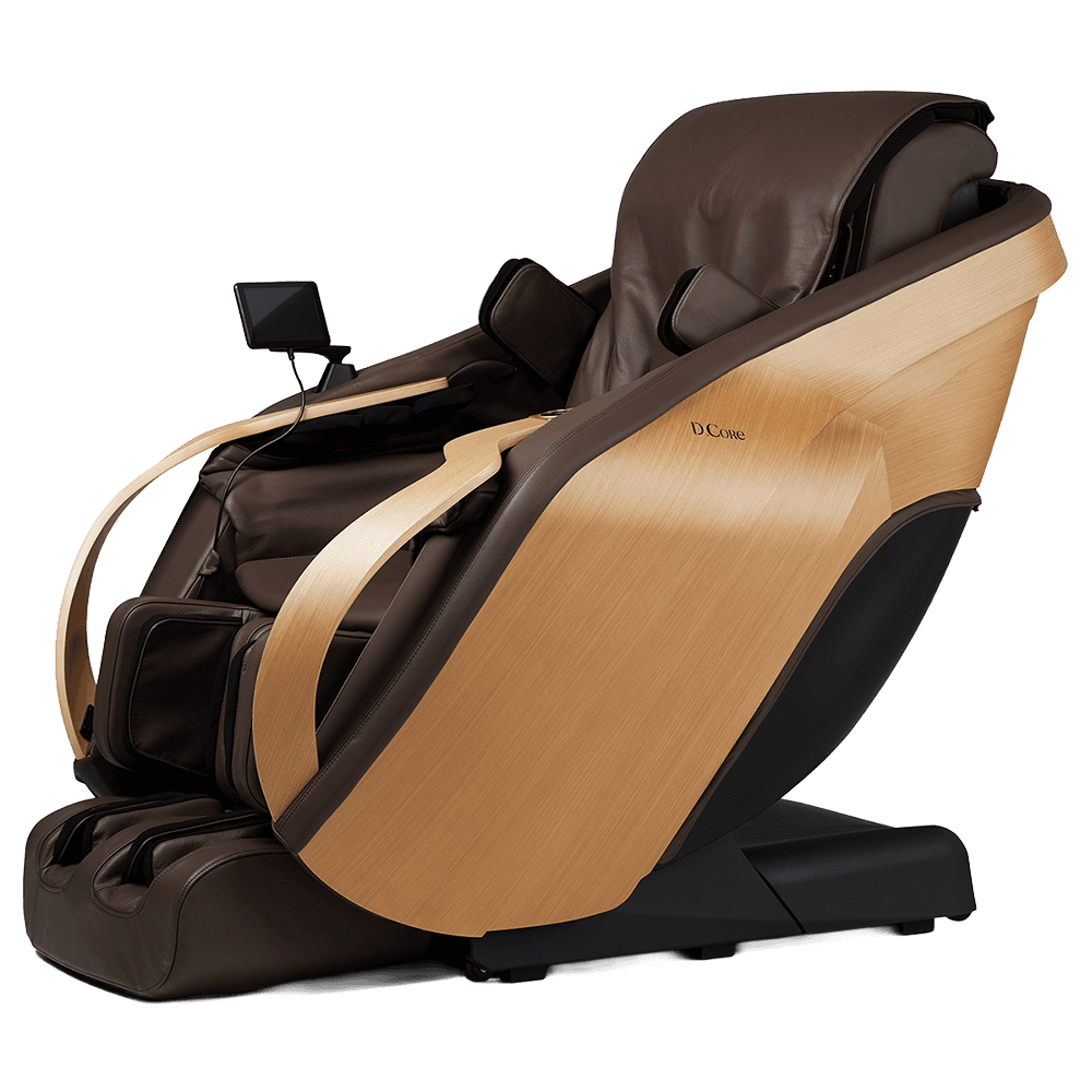 Fauteuil de massage japonais D.CORE CIRRUS II en cuir naturel