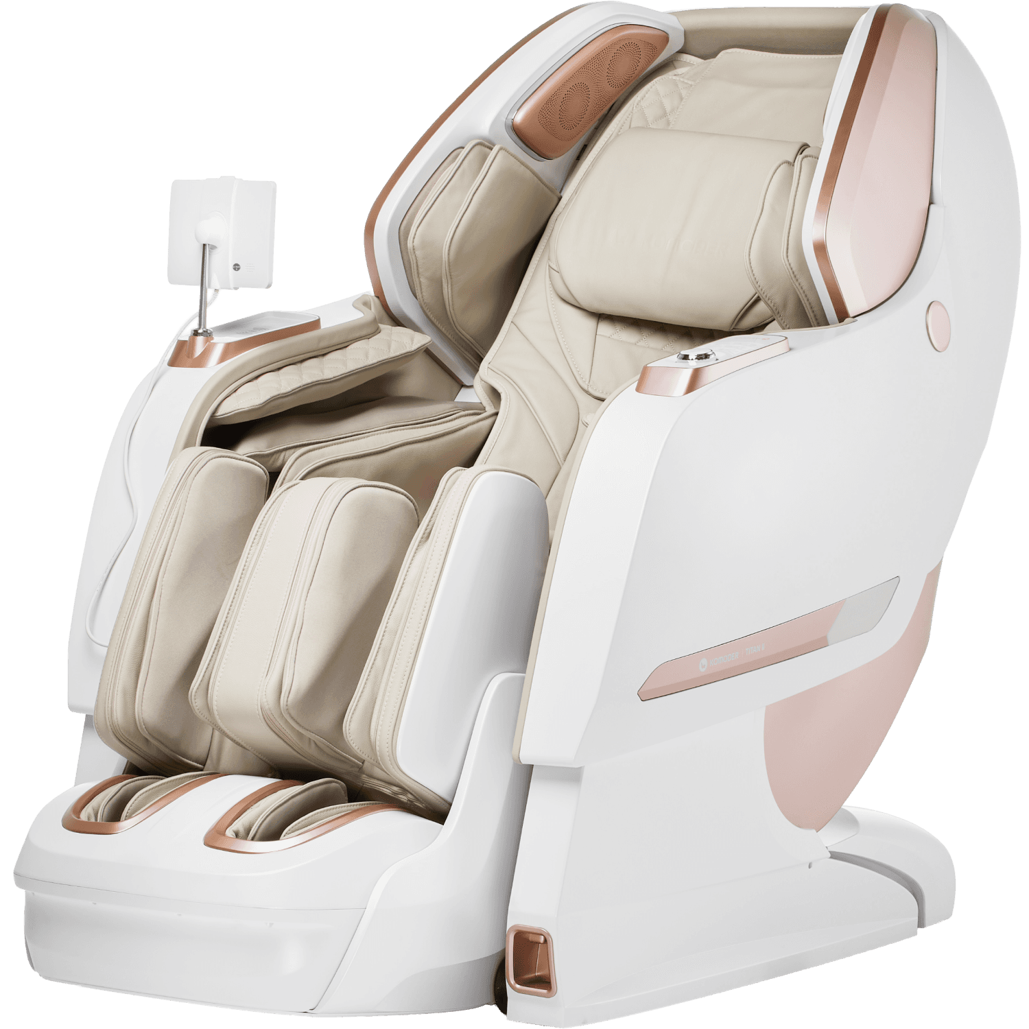 Fauteuil de massage TITAN II en cuir naturel